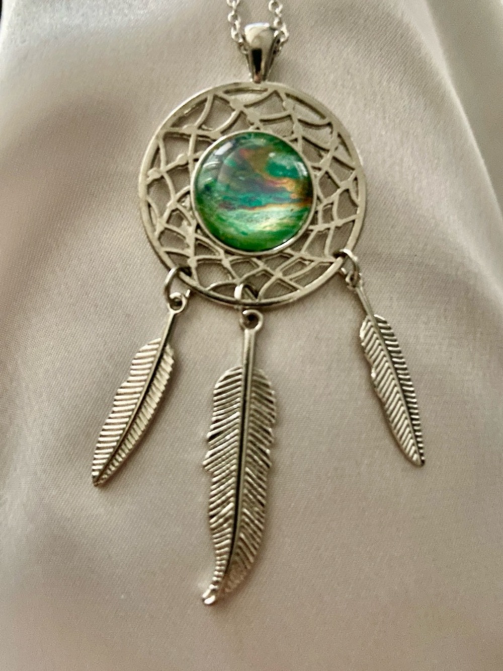 Dream Catcher Pendant & Chain